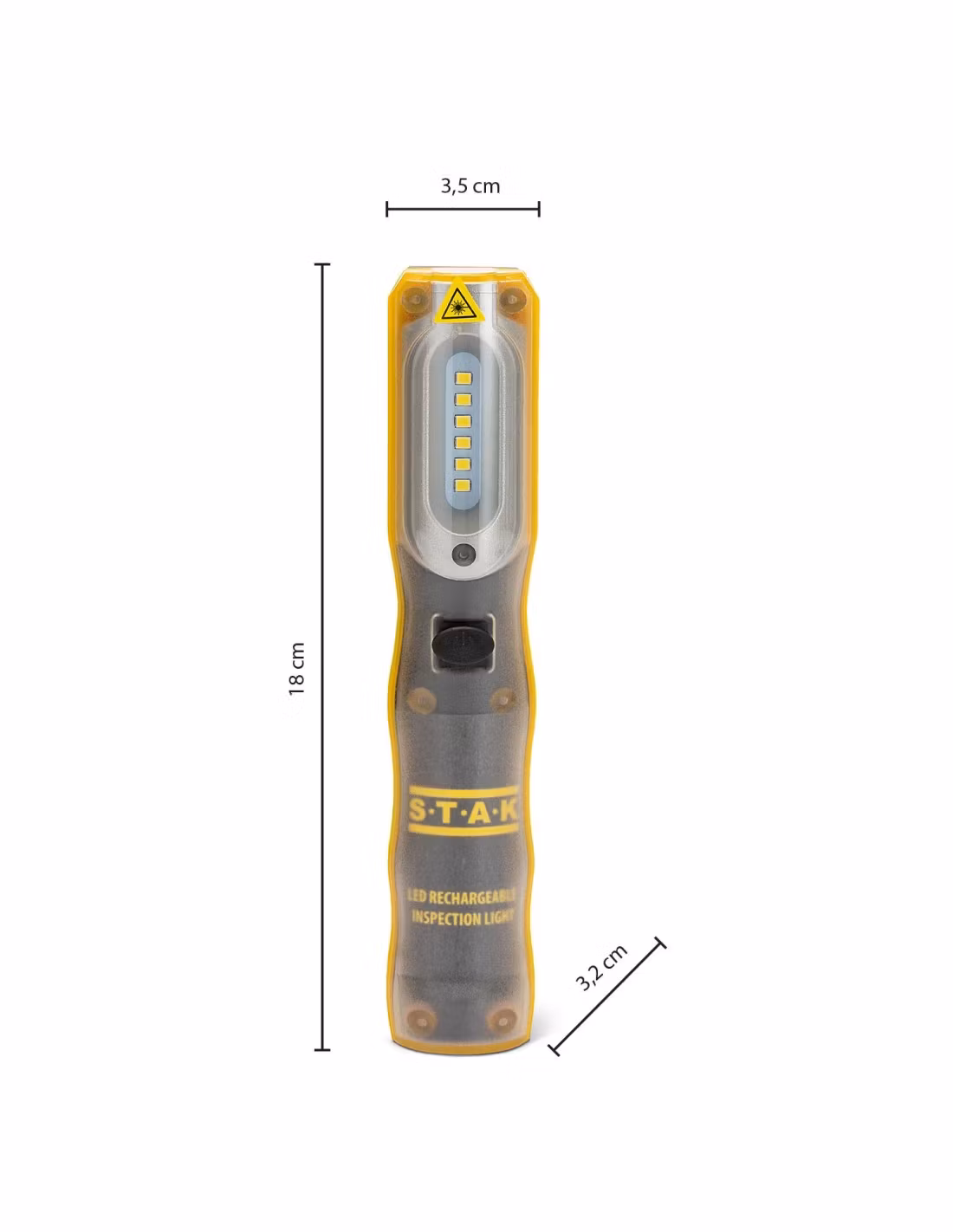 inspektionslampa på 300 lumen 3W LED