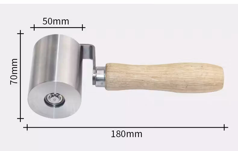 Tryckrulle  Rostfritt stål 1 kg. För LVT skarvar mm
