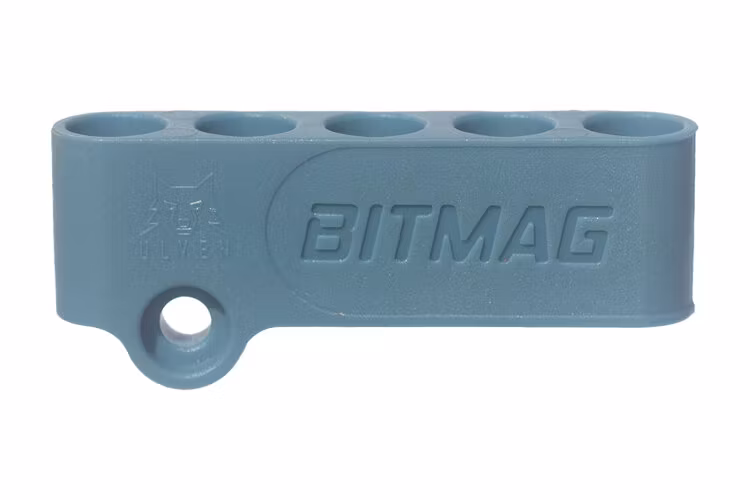 BITS OCH BORRHÅLLARE BITMAG  KOMPOSIT SVART MED MAGNET