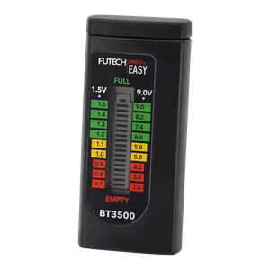 Batteritestare BT3500 med LCD display, 1,5 / 9V