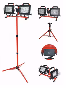 Lampa på justerbart stativ, 2X500W,