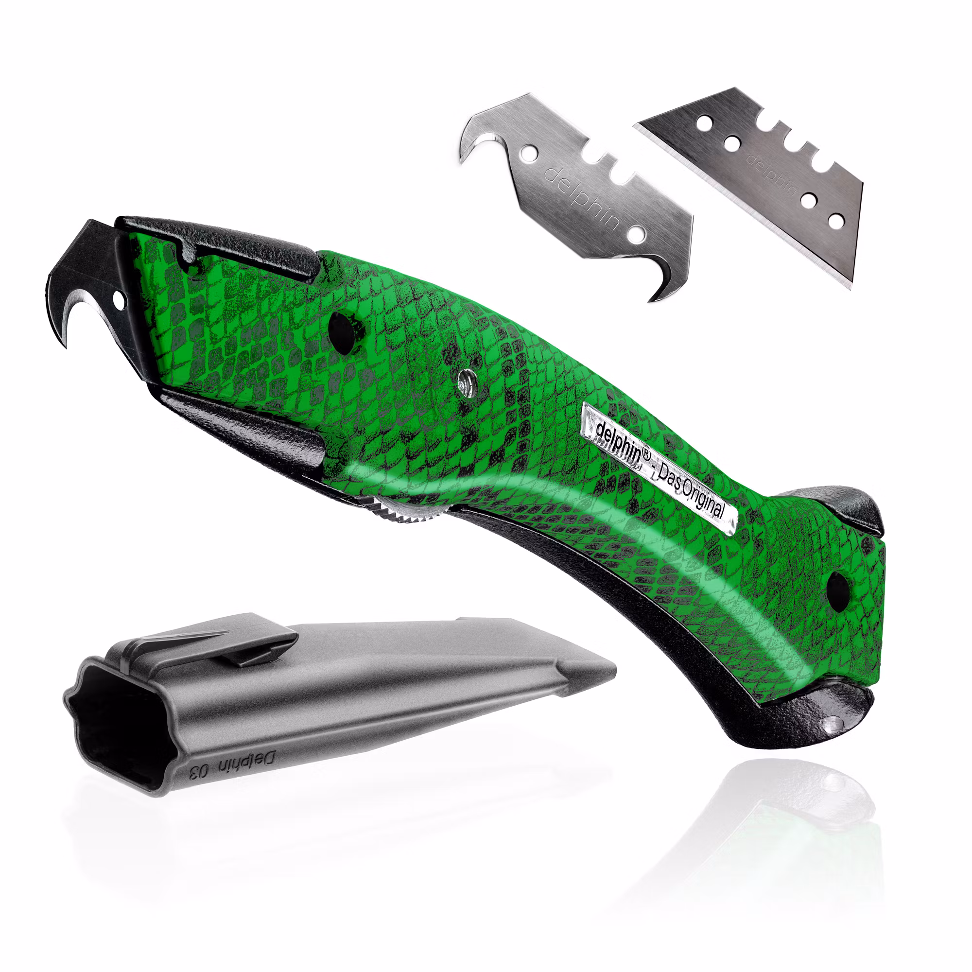 Delfinkniv original -Design Limited edition Ormskinn