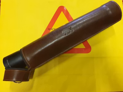 Kikarsiktesfodral i läder