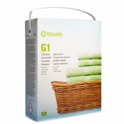 G1 är ett koncentrerat tvättmedel.  Vikt: 5 kg -77/dl