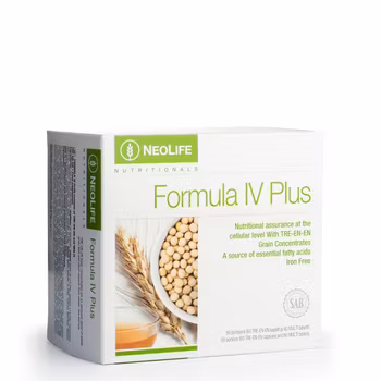 När du söker efter en järnfri multivitamin- och mineralprodukt hittar du det du söker i Formula IV Plus. Den ger ett brett spektrum av vitaminer och mineraler inklusive naturligt A- och D-vitamin, B-v