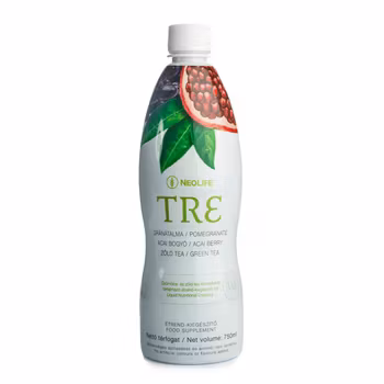 TRE Dryck   Inte bara en juice! En näringsessens som är uppfriskande god med den stärkande kraften hos granatäpple, acai bar och grönt te för att du ska vara på topp.