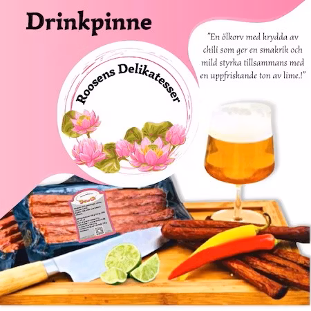 Drinkpinne  (Chili-Lime)-5 pack