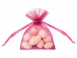 ORGANZAPÅSE CERISE 8,5X10CM