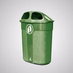 PAPPERSKORG 60L GRÖN