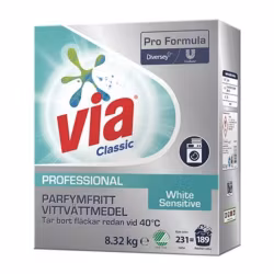 TVÄTTMEDEL VIA WHITE SENSITIVE