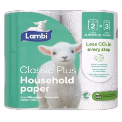 HUSHÅLLSPAPPER LAMBI 3-LAG