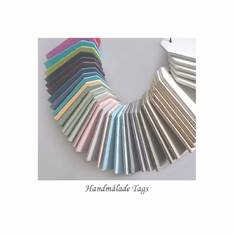 KALKFÄRG (kritfärg) - Autentico VINTAGE Chalk Paint - Handmålade Tags