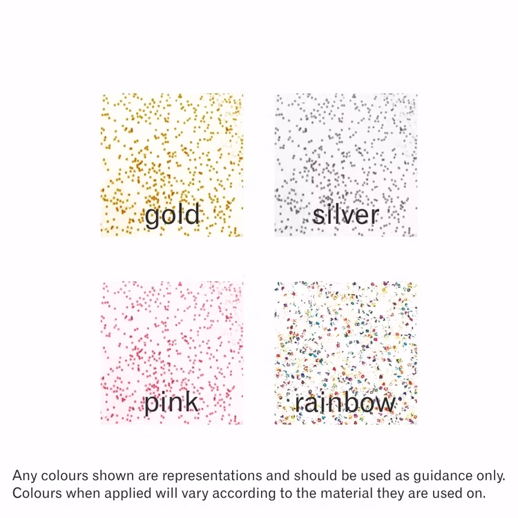 Polyvine® Sparkling GLITTER GLAZE (glittrande lacklasyr) - RAINBOW