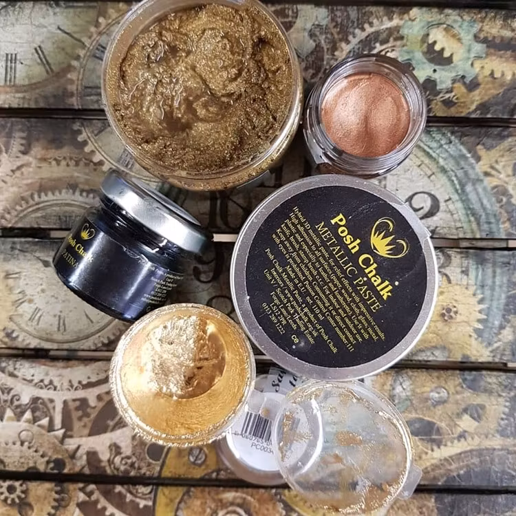 Posh Chalk Metallic Pastes - Ebossingpastor