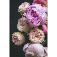 MINT - A3 Decoupagepapper (ca 30x42cm) - MOODY FLORALS II