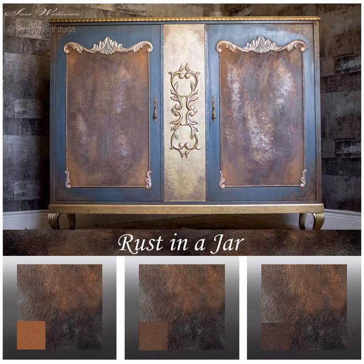 PP Rust in a Jar - Creative Powders - Faux Rost - Photo Credit; sarawallman.com / @sarasmalarstuga