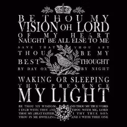 IOD Decor Transfer - BE THU MY VISION - Liten ca 28x35cm
