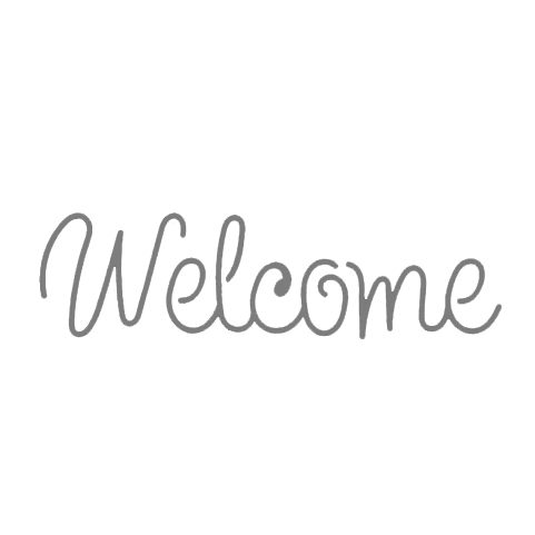 Autentico Schablon - Welcome
