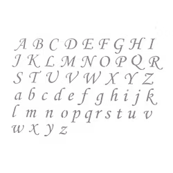 Autentico Schablon - Corsiva (S) ca 44x30cm