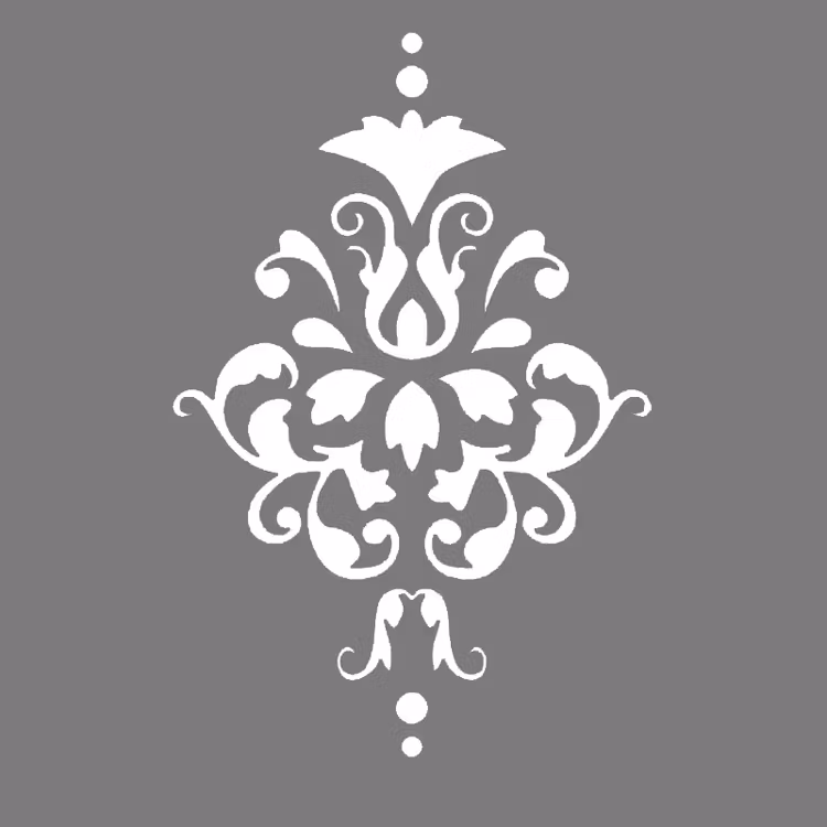 Autentico Schablon - Damask 1