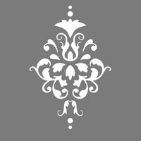 Autentico Schablon - Damask No:1 (S) ca 30x42cm