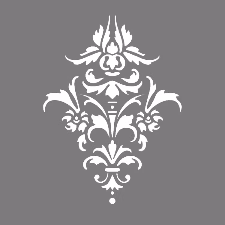Autentico Schablon - Damask 2