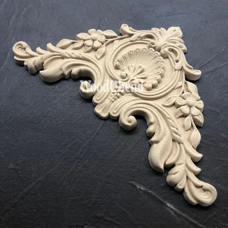 ORNAMENT - WoodUbend - Decorative Plume WUB1354