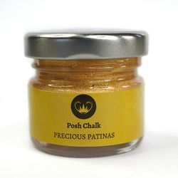 Posh Chalk® Precious AQUA Patina - Metallisk förgyllningspasta 30ml - RADIANT GOLD
