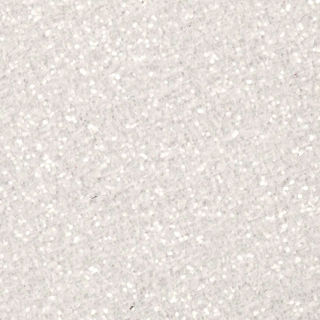 Glitter i ströburk 20g - Vitt