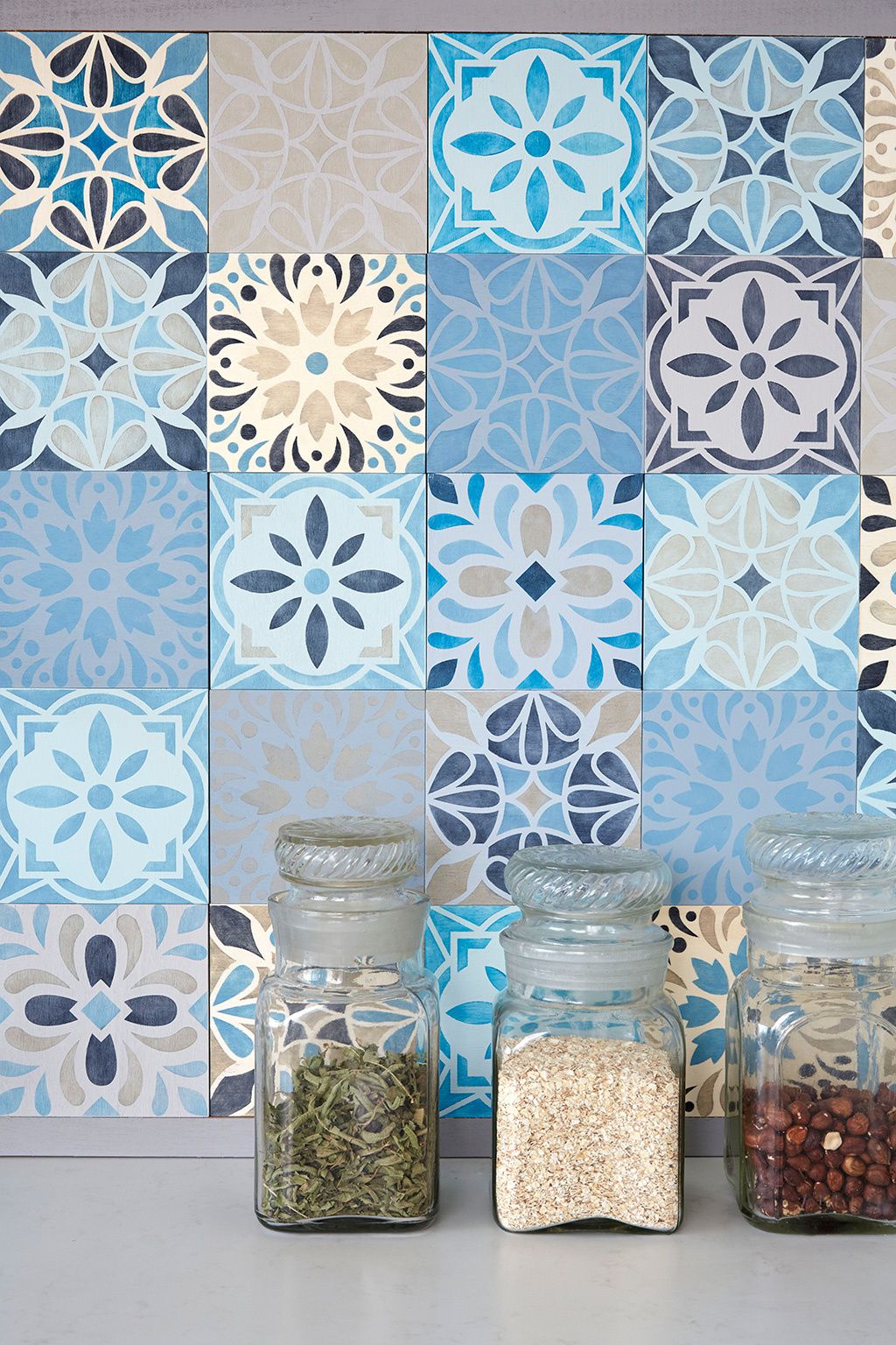 STENCIL - Mönsterschablon - Cement Tile No:2