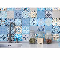 Schablon ca15x15cm - Cement tile No:3