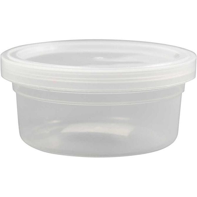 Plastburk med lock 45ml