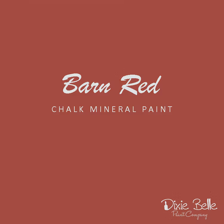 Dixie Belle CHALK Mineral Paint - Barn Red 475ml