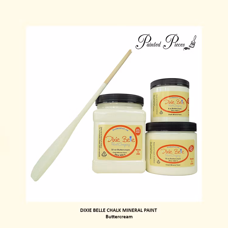 Dixie Belle CHALK Mineral Paint - Buttercream 475ml