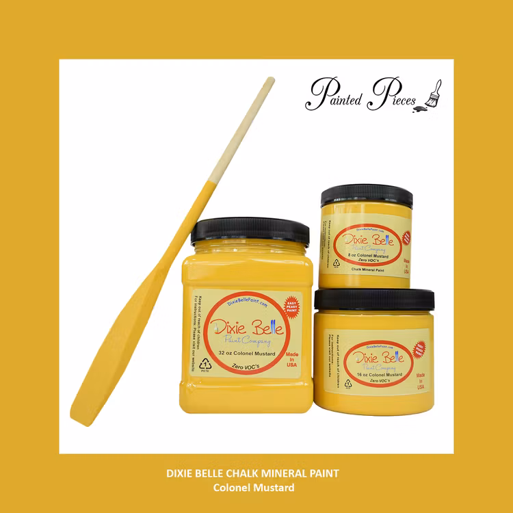 Dixie Belle CHALK Mineral Paint - Colonel Mustard 240ml