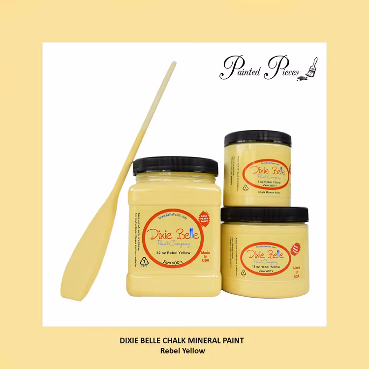 Dixie Belle CHALK Mineral Paint - Rebel Yellow 475ml