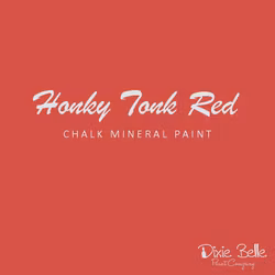 Dixie Belle CHALK Mineral Paint - Honky Tonk Red 475ml