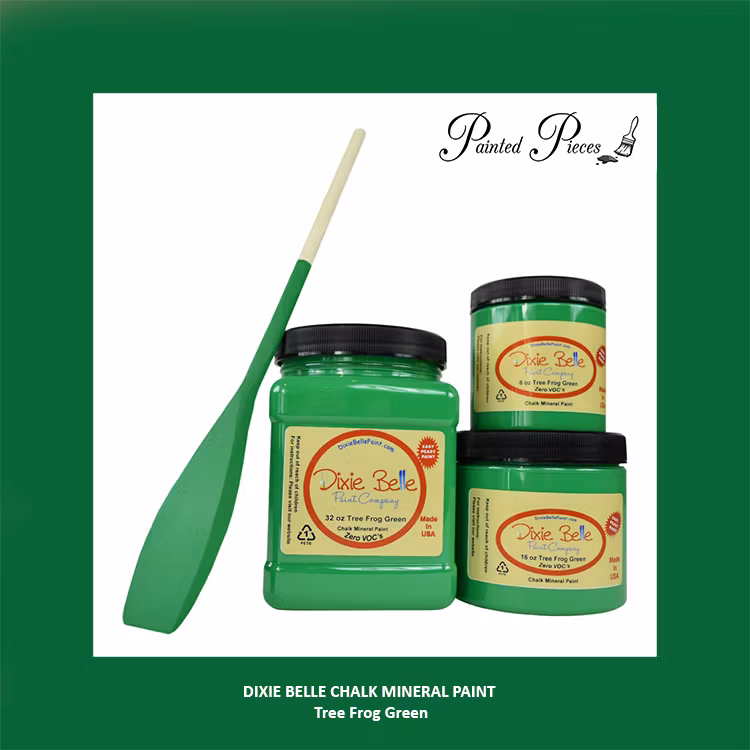 Dixie Belle CHALK Mineral Paint - Tree Frog Green 475ml