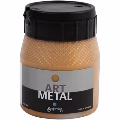 Schjerning Art Metal - Metallicfärg - Mörkguld 250ml