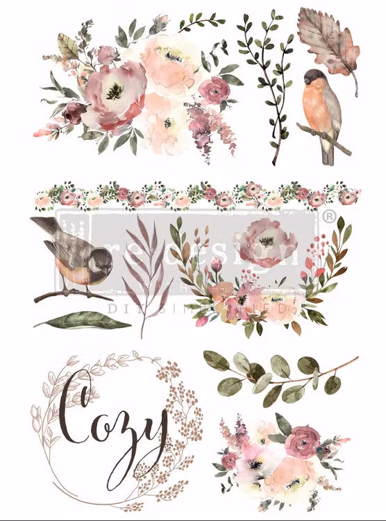 Re Design Décor Transfers® - Cozy Evening ca 61x89cm