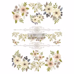 ReDesign Décor Transfers® - Painted Florals ca 61x89cm