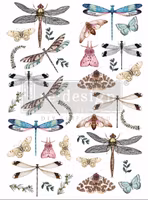 Re Design Décor Transfers® - Riverbed Dragonflies ca 61x89cm