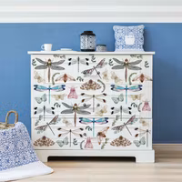 Re Design Décor Transfers® - Riverbed Dragonflies ca 61x89cm