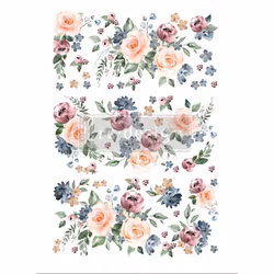 Re Design Décor Transfers® - Watercolor Bloom ca 61x89cm