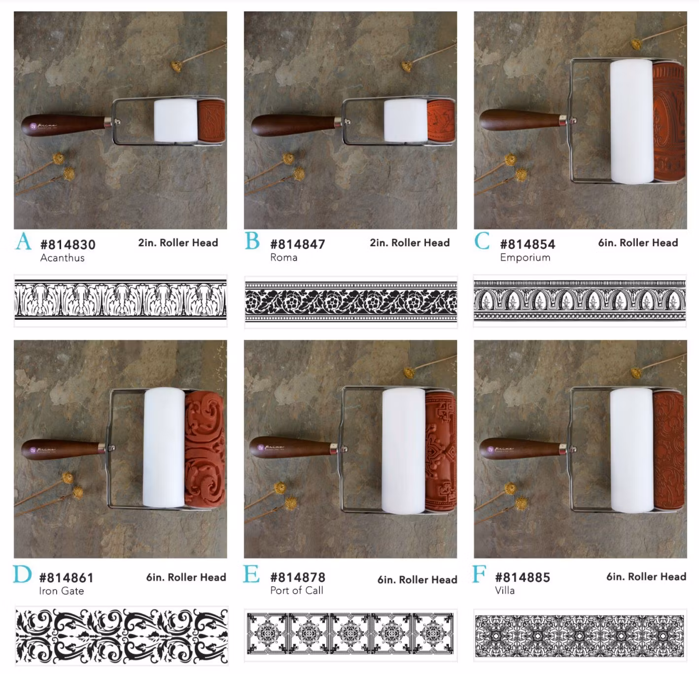 IOD Roller Stamp - Mönsterroller - Iron Gate