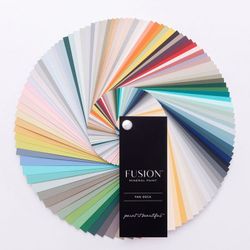 FUSION Mineral Paint - Fan Deck - Inklusive olika receptblandningar