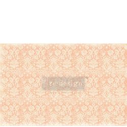 Re Design Tissue Paper -  Peach Damask LT 48x76cm