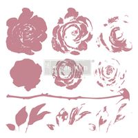 Re Design Dekorstämpel - Mystic Rose 30x30cm