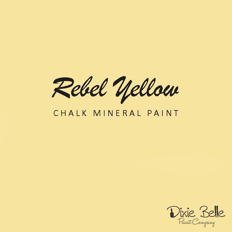 Dixie Belle CHALK Mineral Paint - Rebel Yellow