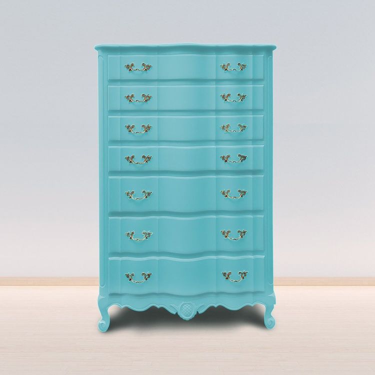 KALKFÄRG (kritfärg) - Autentico VINTAGE Chalk Paint - Bright Turquoise